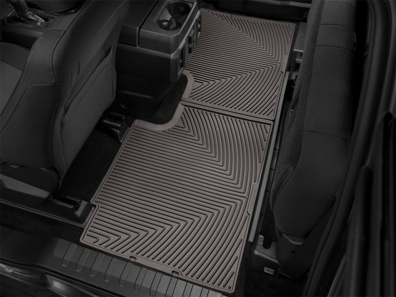 WeatherTech 2015+ Ford F-150 Rear Rubber Mats Cocoa W358CO