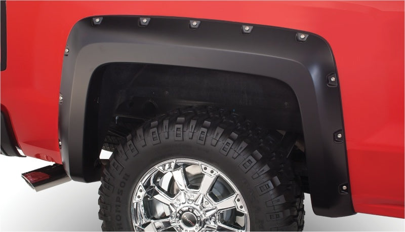 Bushwacker 03-06 Chevy Avalanche 1500 Pocket Style Flares 4pc w/out Body Hardware Black 40948-02