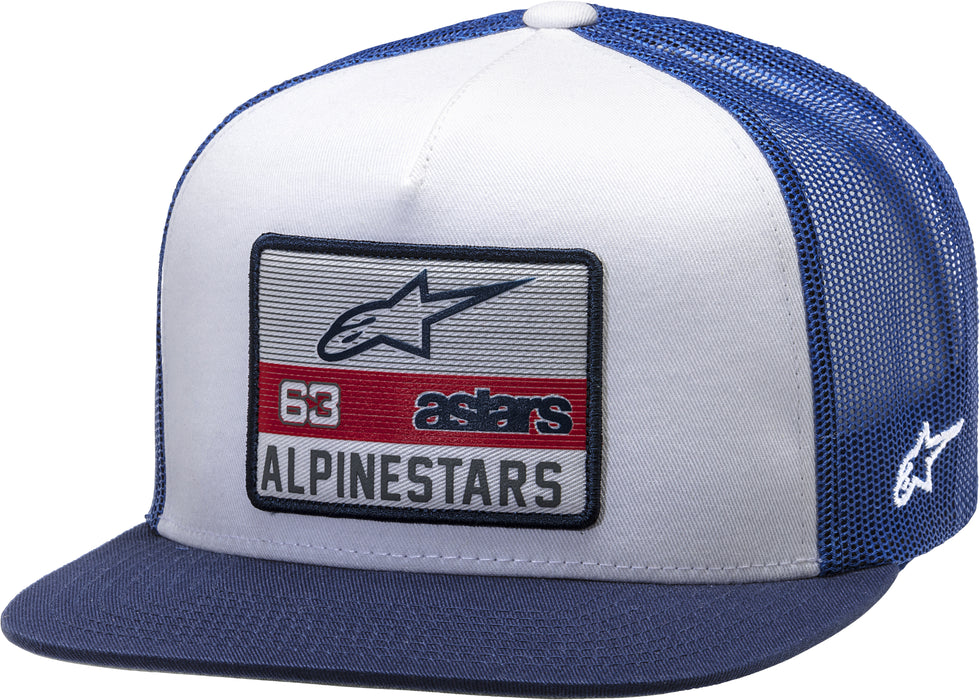 Alpinestars Sponsored Hat White/Navy Os 1210-81050-2070