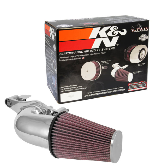 K&N Cold Air Intake Kit: Guaranteed To Increase Horsepower: Fits 2017-2018 Harley Davidson (Road King, Street Glide, Freewheeler, Road Glide, Road Glide Special, Ultra Limited) 57-1138C