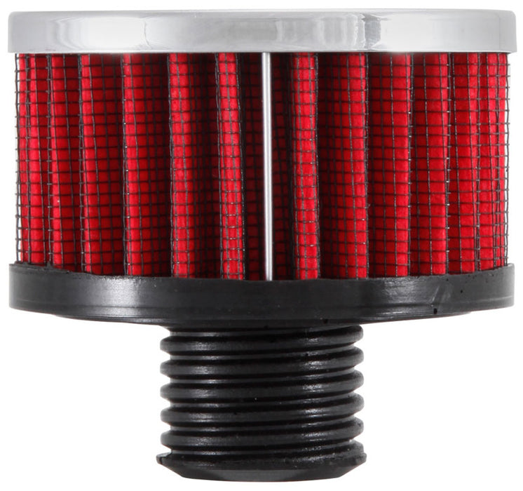 K&N Vent Air Filter/ Breather: High Performance, Premium, Washable, Replacement Engine Filter: Flange Diameter: 0.5 In, Filter Height: 1.75 In, Flange Length: 0.9375 In, Shape: Breather, 62-1495