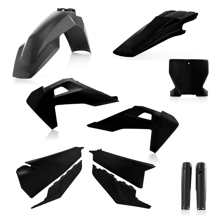 Acerbis Full Plastic Kits For Husqvarna - Black (2726550001)