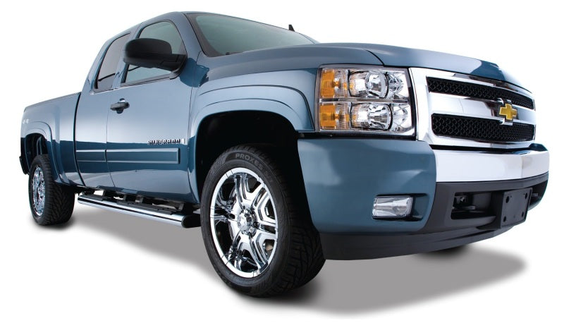 Bushwacker 07-13 Chevy Silverado 1500 Fleetside OE Style Flares 4pc 69.3in Bed Black 40941-02