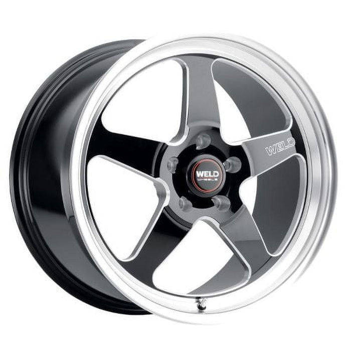 15x10 WELD Performance S155 Ventura Drag Gloss Black & Milled Wheel 5x120 (45mm)