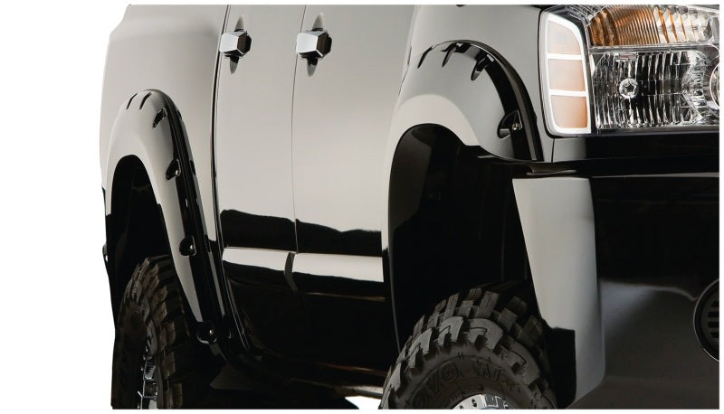 Bushwacker 04-15 Compatible with Nissan Titan Pocket Style Flares 2pc Black 70013-02