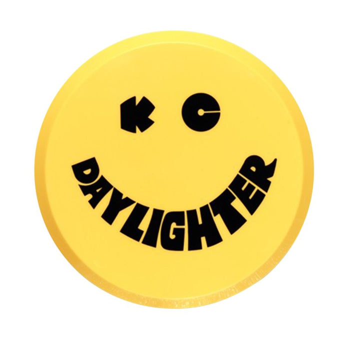 Kc Hilites 6" Hard Plastic Cover Round Single Yellow Black Kc Daylighter Logo 5202