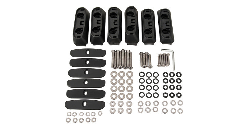 Rhino-Rack 03-09 Toyota Land Crusier Prado RCP Base Kit 6 pcs RCP03-BK