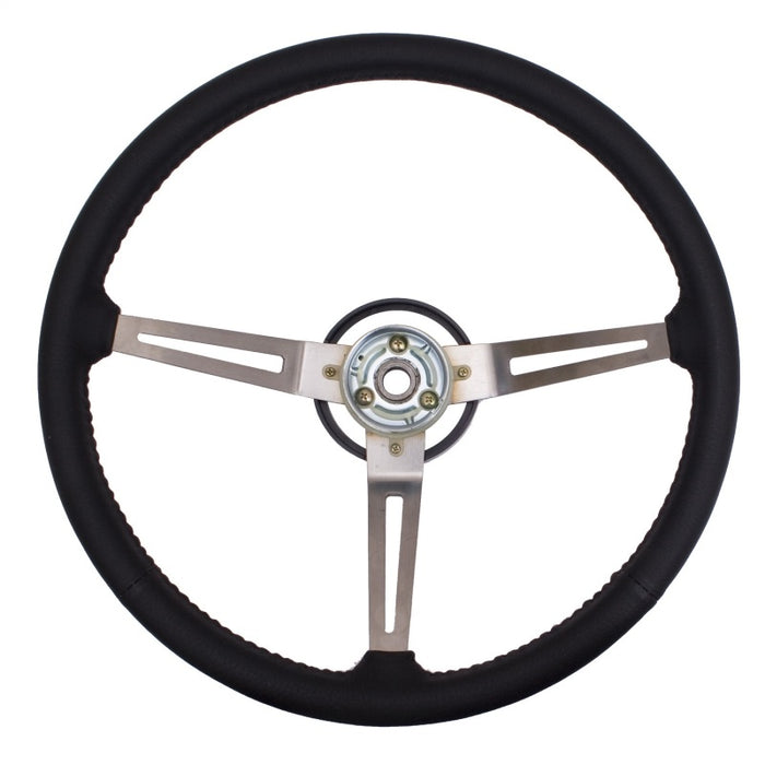 Omix Steering Wheel, Leather Oe Reference: 8133026 Fits 1976-1995 Jeep Cj Wrangler 18031.06