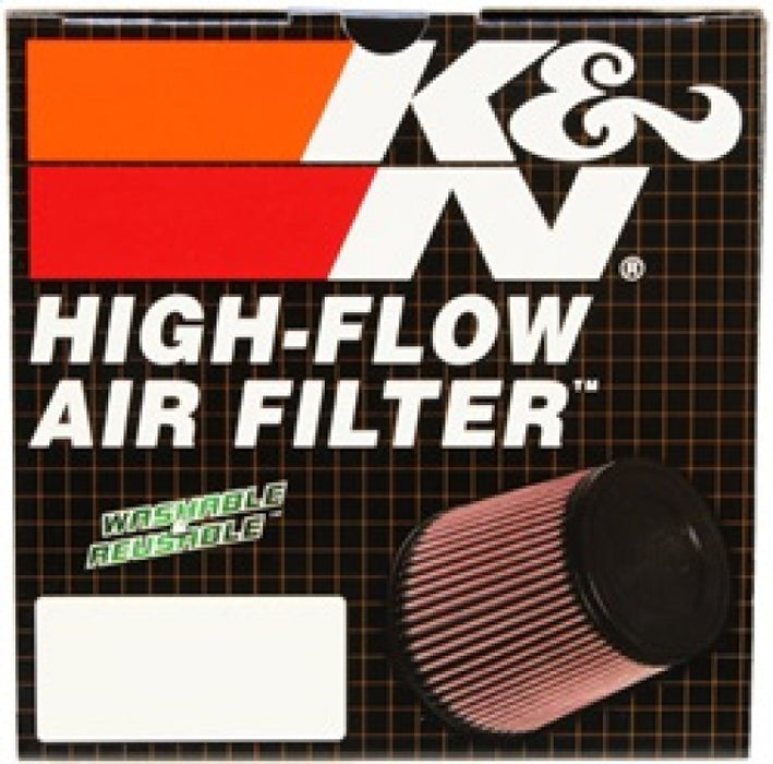K&N Universal Clamp-On Air Filter: High Performance, Premium, Washable, Replacement Filter: Flange Diameter: 4 In, Filter Height: 6 In, Flange Length: 1.75 In, Shape: Round Tapered, RU-5060