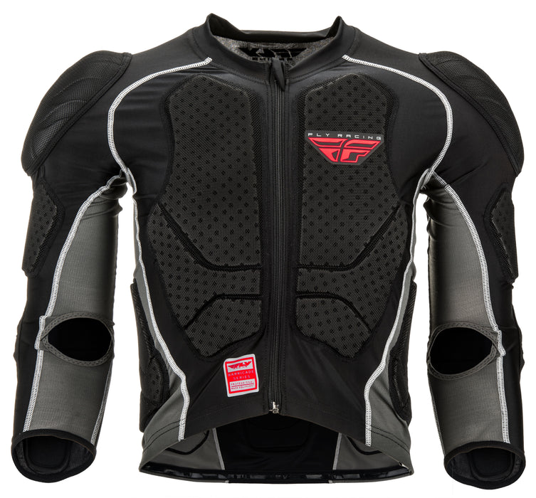 Fly Racing Barricade Long Sleeve Protective Suit (Black, X-Large)