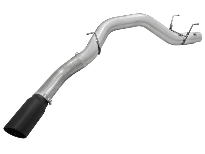 aFe MACHForce XP 5in DPF-Back SS Exhaust Compatible with Dodge RAM 13-14 6.7L (td) Mega Cab w/ Black Tip 49-42039-B