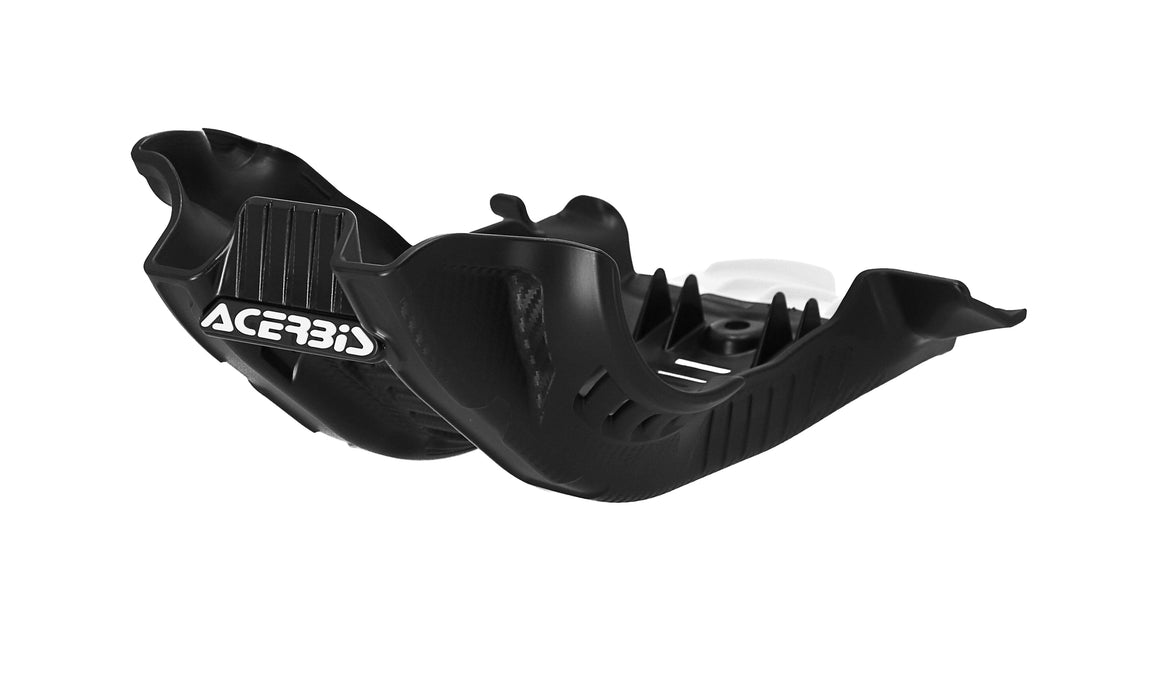 Acerbis Skid Plate (BLACK/WHITE) For 19-22 KTM 350XCF