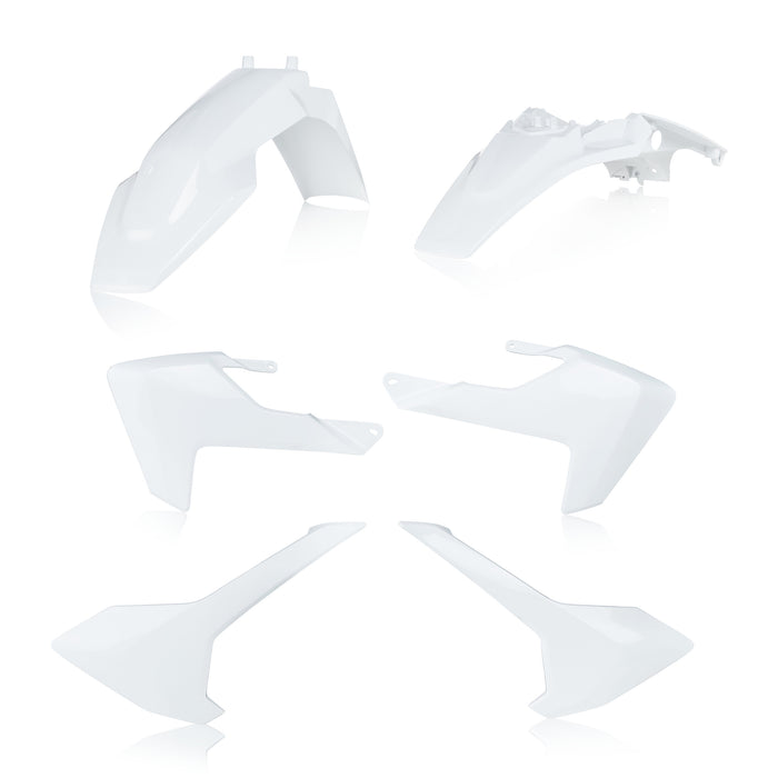 Acerbis Plastic Kit (WHITE (ORIGINAL 19)) For 17-22 HUSQVARNA TC65