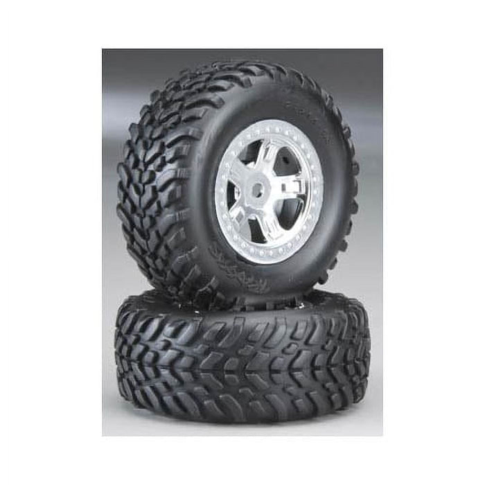 Traxxas Sct Tire And Wheel Off Road, 1/16 Slash, 2-Piece, 182-Pack 7073
