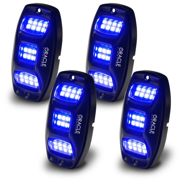 Oracle Lighting Colorshift® Rgb+W Underbody Wheel Well Rock Light Kit (4 Pcs) 5895-339