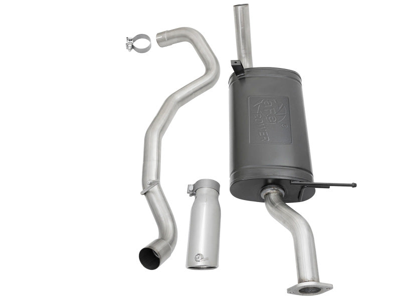 aFe MACHForce XP Exhaust Cat-Back SS-304 97-16 Compatible with Nissan Patrol (Y61) I6-4.8L w/ Polished Tips 49-36121-P