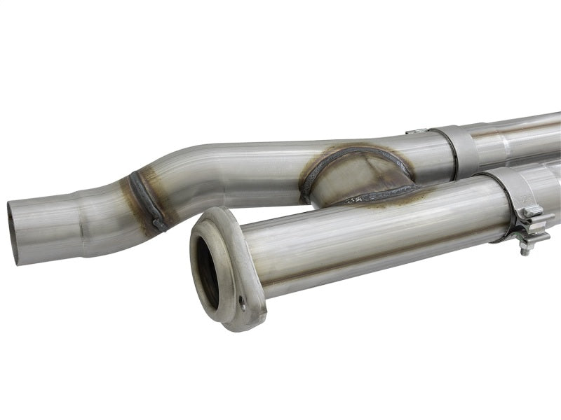 aFe POWER Rebel Series 3in 409 SS Cat Back Exhaust w/ Polished Tips 17 Ford F-150 Raptor V6-3.5L 49-43091-P