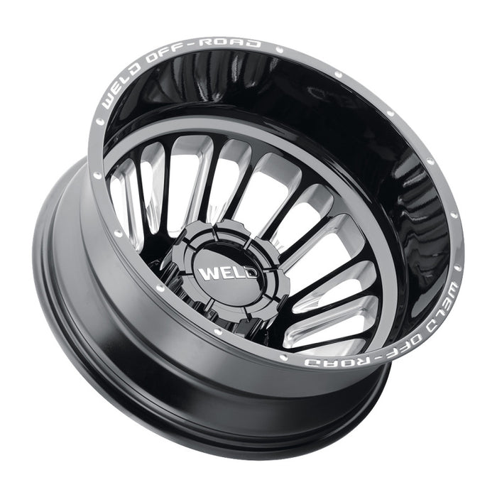 Weld Off-Road W121 20X8.25 Scorch Outer 8X165.1 ET-240 BS-4.67 Gloss Black MIL 121.6 W12108280N46