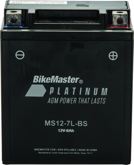 BikeMaster AGM Battery MS12-7L-BS 780740