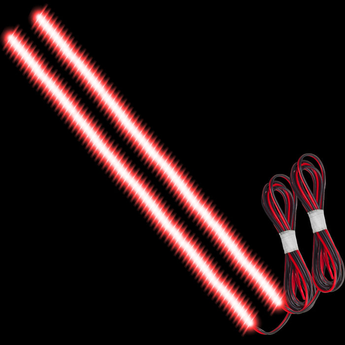 Oracle 12in LED Concept Strip (Pair) Red 4506-003