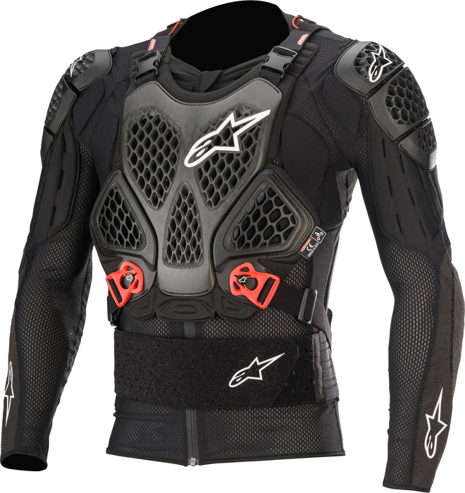 Alpinestars 6506520-13-L Bionic Tech V2 Protection Jacket Black/Red Lg