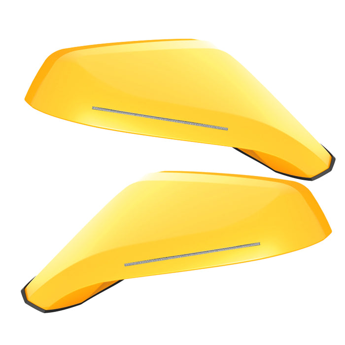 Oracle 10-15 Chevrolet Camaro Concept Side Mirrors Rally Yellow (GCO) 3031-504