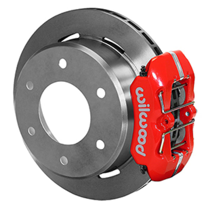 Wilwood 63-87 C10/C15 DynaPro FDPLP Red Calipers 11in x .81in Rotors 6-Lug Rear Disc Brake Kit 140-16711-R