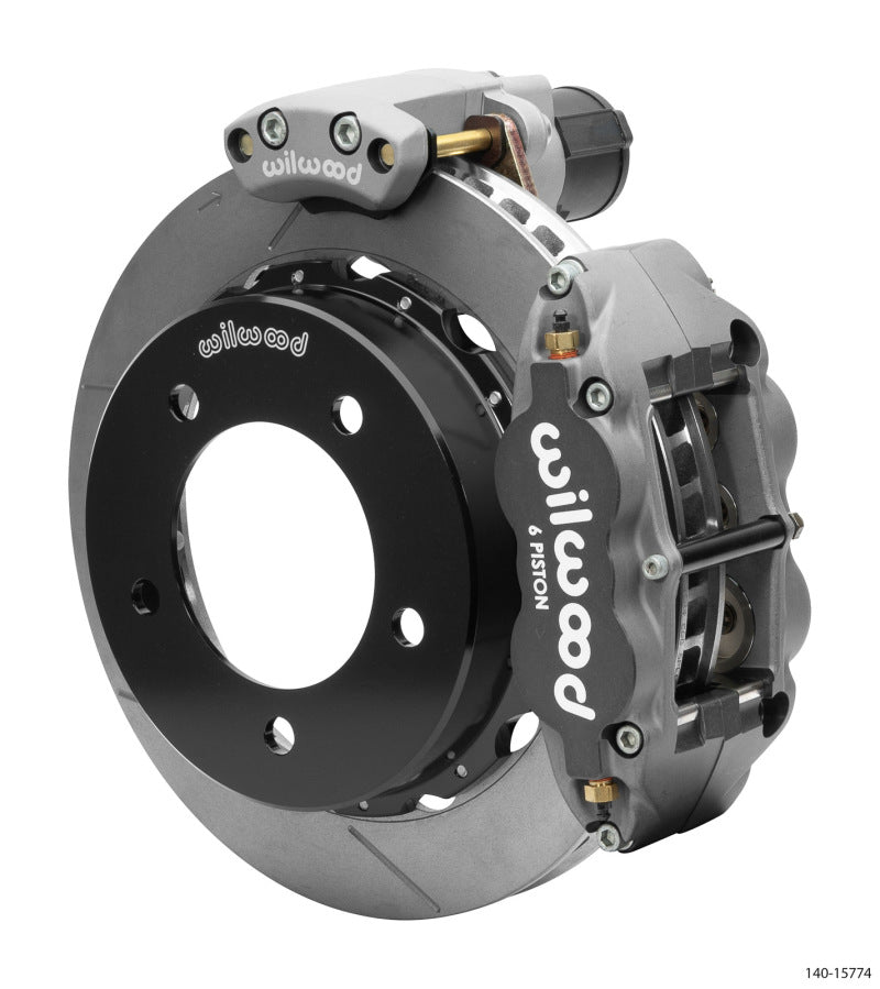 Wilwood FNSL6R/EPB Big Brake Truck Brake Rear Kit 12.88in Rotor Dia Type III Anodized Caliper 140-15774