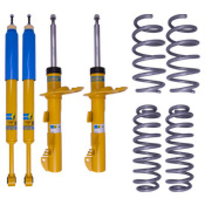 Bilstein B12 Pro-Lift Kit 14-19 compatible with Jeep Cherokee Front and Rear Suspension Kit 46-280206