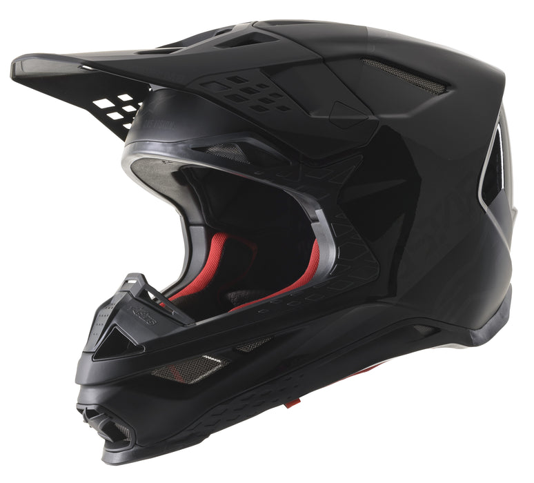 Alpinestars 8302621-1146-L S.Tech S-M8 Echo Helmet Black/Anthracite/M&G Lg