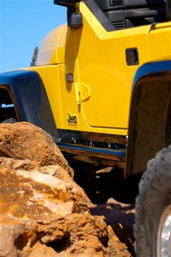 ARB Deluxe Rock Rails Rocker Guards TJ Swb All, Fits 1997-2006 Jeep Wrangler TJ & YJ 4450010