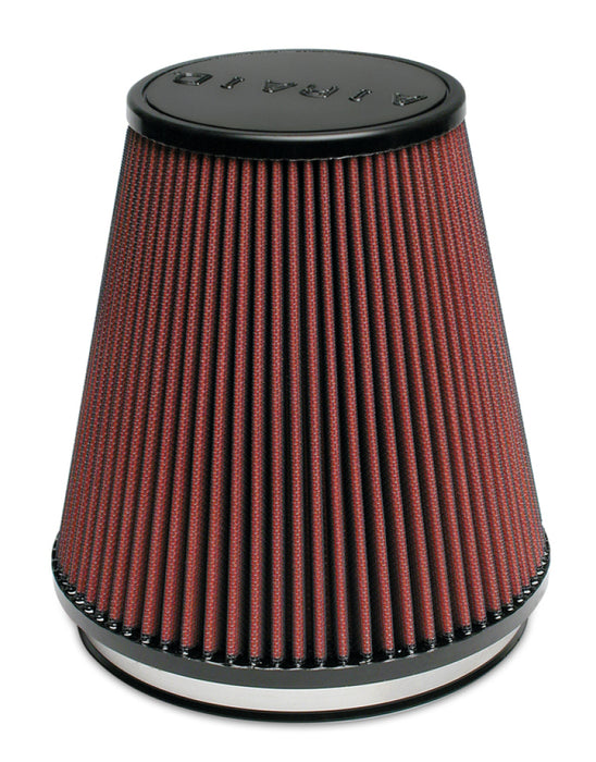 Airaid Universal Clamp-On Air Filter: Round Tapered; 6 In (152 Mm) Flange Id; 7 In (178 Mm) Height; 7 In (178 Mm) Base; 4.375 In (111 Mm) Top 701-495
