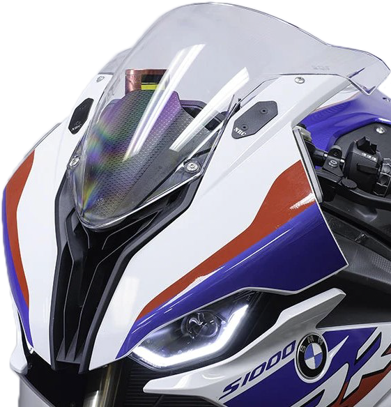 New Rage Cycles Mirror Block Off Plates Compatible With BMW S1000RR (2020-Present)