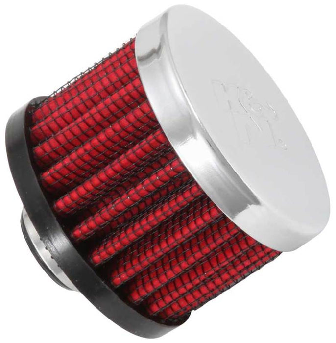 K&N Vent Air Filter/ Breather: High Performance, Premium, Washable, Replacement Engine Filter: Flange Diameter: 0.375 In, Filter Height: 1.5 In, Flange Length: 0.4375 In, Shape: Breather, 62-1320