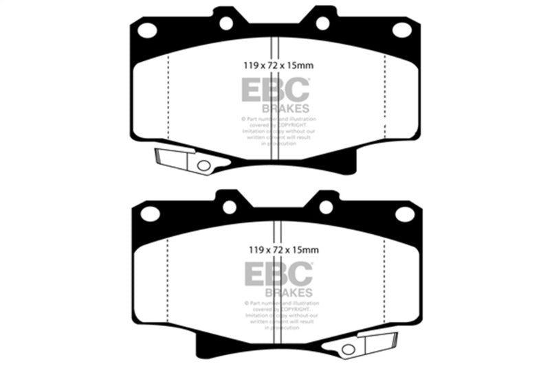 EBC 96-97 Lexus LX450 4.5L Bluestuff Front Brake Pads DP5992NDX