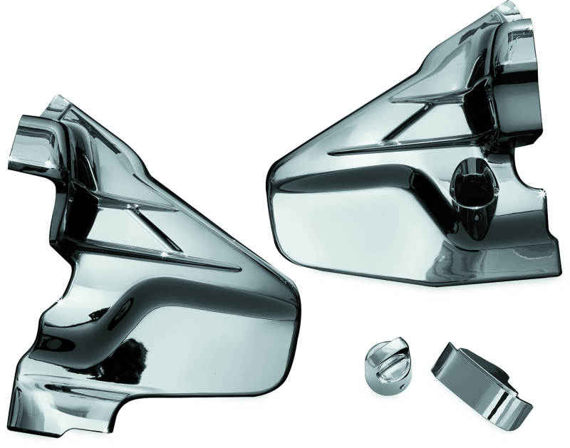 Kuryakyn Louvered Transmission Cover 01-17 Honda GL1800 Chrome 7366