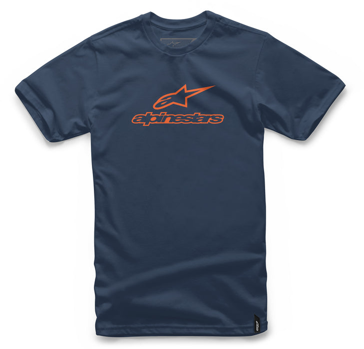 Alpinestars Standard Always Tee Navy/Orange Sm, Multi, one_Size