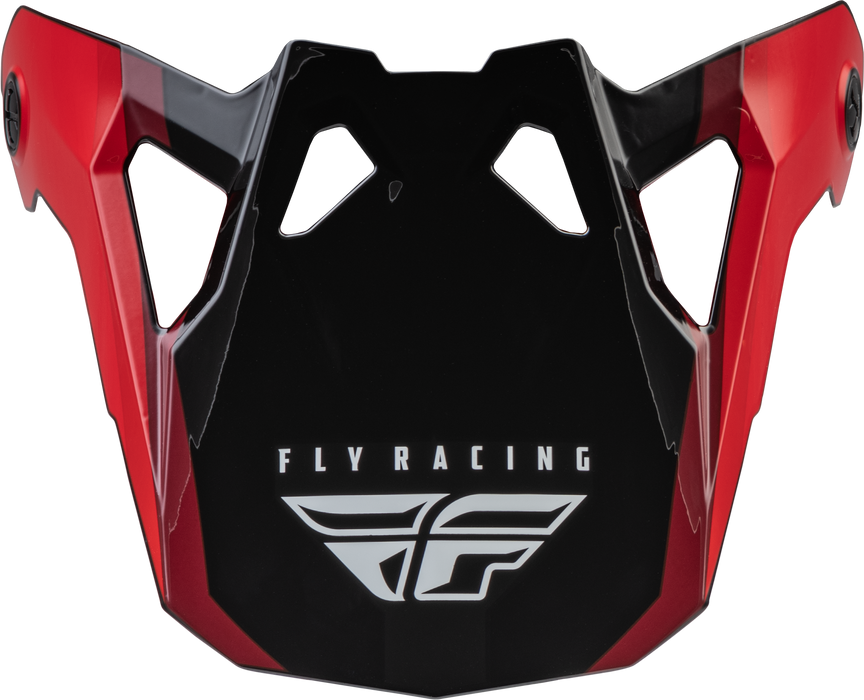 Fly Racing 73-87302S Formula Cp Rush Helmet Visor Black/Red/White Ym-Sm