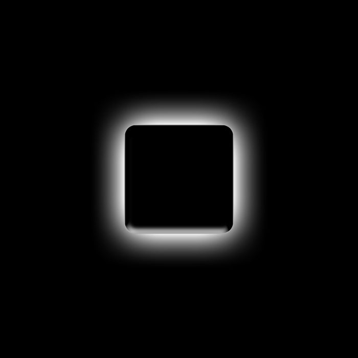 Oracle Universal Illuminated Letter Badges -White Led -Matte Black Finish -I