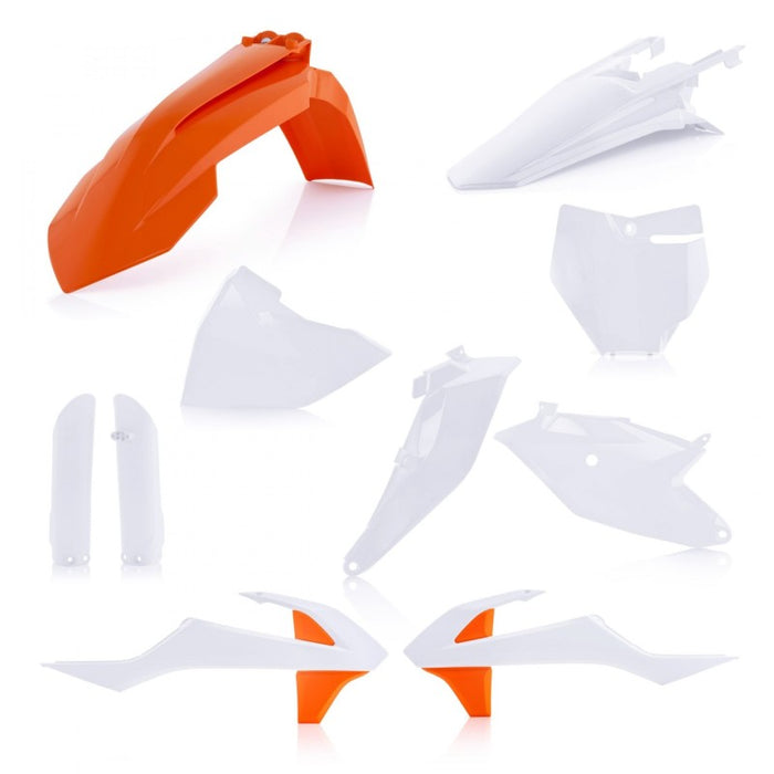 Acerbis Orange/White/Black Full Body Plastic Kit (2686026812)