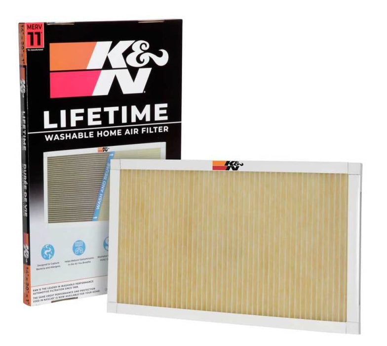 K&N 14X20X1 Hvac Furnace Air Filter, Lasts A Lifetime, Washable, Merv 11, The