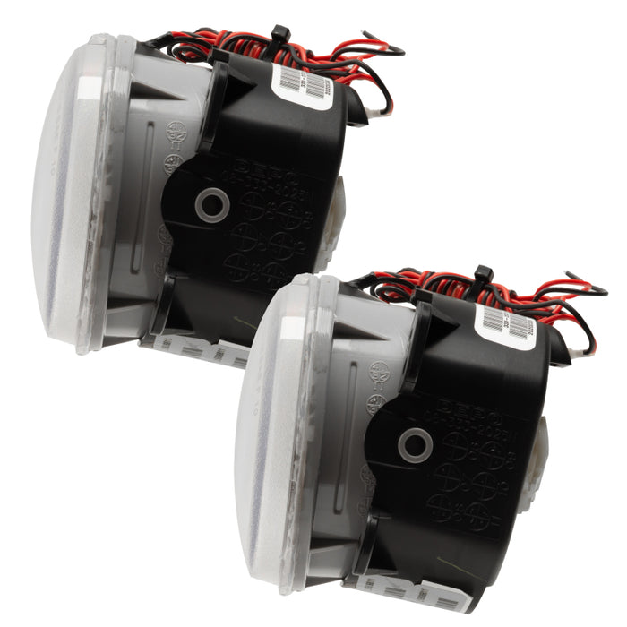 Oracle Lighting 10-15 compatible with Jeep Wrangler JK Pre-Assembled LED Halo Fog Lights -Red SEE WARRANTY 7159-003