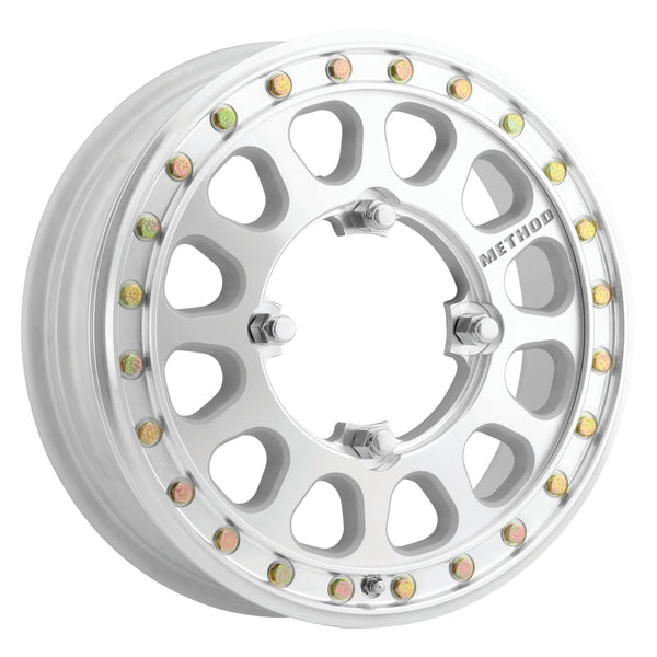 Method MR401-R UTV Beadlock 15x5 / 5+0/43mm Offset / 4x156 / 127mm CB Machined Raw Wheel MR40155046346B2