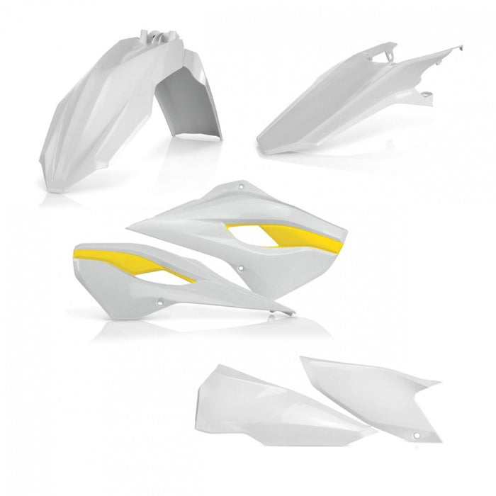 Acerbis White Complete Plastic Body Kit (2393444891)