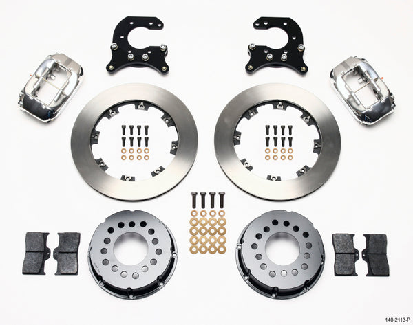 Wilwood Forged Dynalite P/S Rear Kit Polished Small Ford 2.66in Offset 140-2113-P