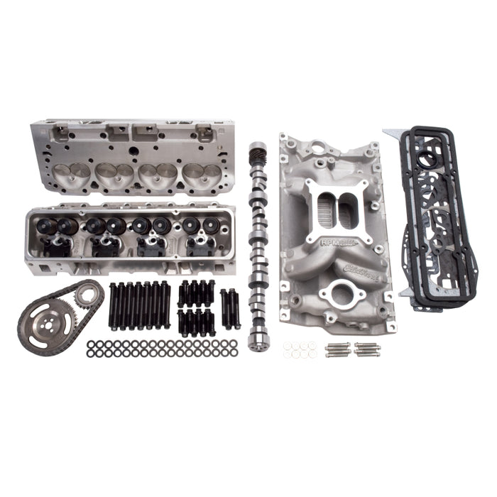 Edelbrock 435Hp Total Power Package Top-End Kit for Use On 1987 And Later SB-Chevy w/ Oe Lifters 2097