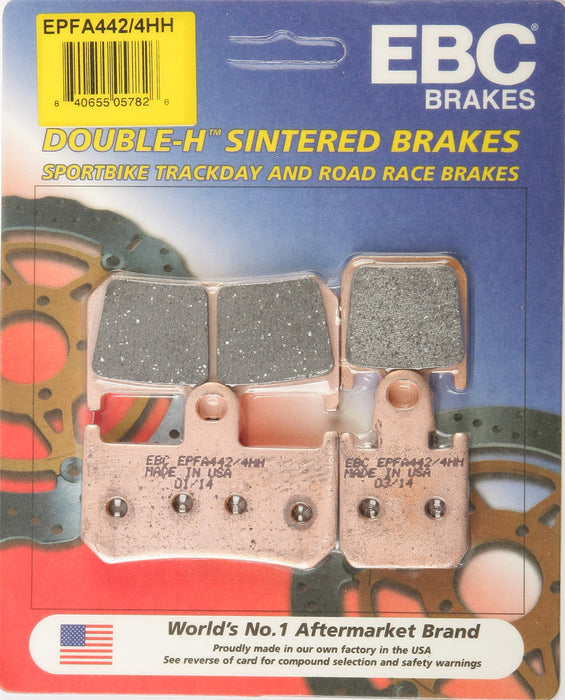 EBC Brakes EPFA442/4HH EPFA Double H Sintered Disc Brake Pad