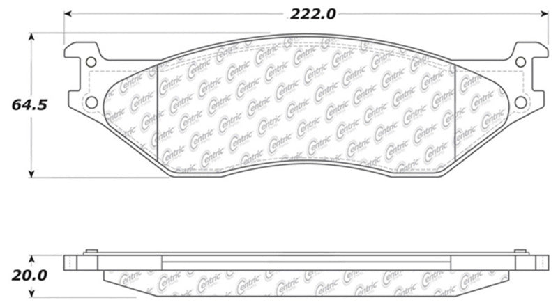 StopTech Sport Brake Pads w/Shims Rear 309.1066