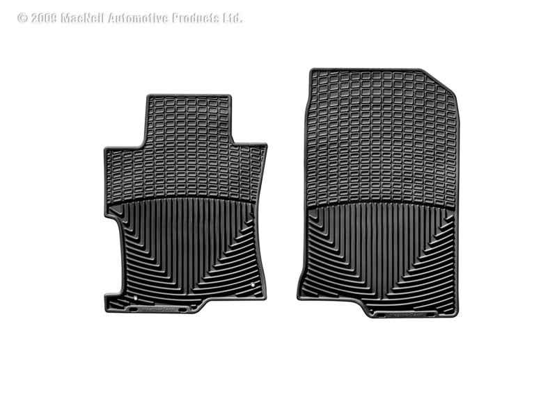 WeatherTech 08-12 Honda Accord Front Rubber Mats Black W94