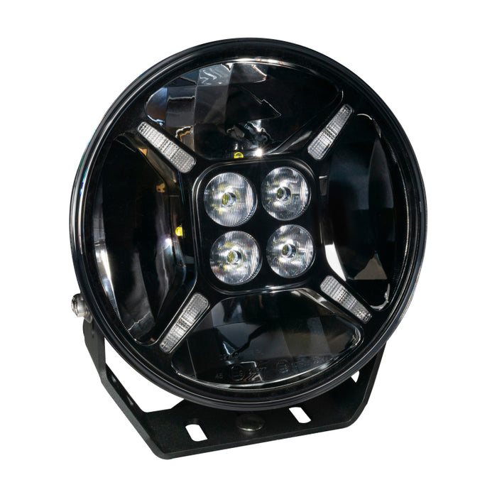 Oracle Lighting 9" Multifunction 120W Led Spotlight – Round Post Mount Mpn: